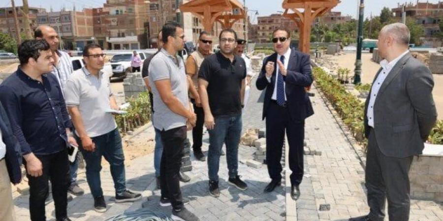 محافظ المنوفية يتابع نسب تنفيذ مدخل شبين الكوم الجديد - هرم مصر