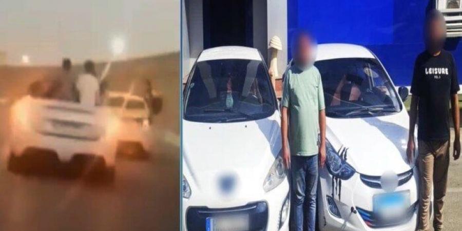 الداخلية تكشف ملابسات قيام قائدي سيارتين بأداء حركات استعراضية |فيديو - هرم مصر