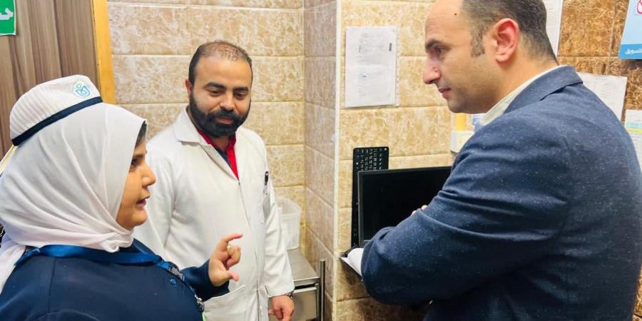 رئيس فرع رعاية بورسعيد الصحية يتابع العمل بمستشفى الزهور ميدانيا.. صور - هرم مصر