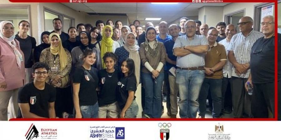 جامعة القاهرة تضيء طريق المجدلأبطال ألعاب القوى - هرم مصر