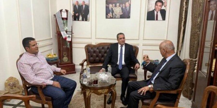 «مصطفى بكري» ومستشار الرئيس اليمني يناقشان التطورات الراهنة بالمنطقة والأزمة اليمنية - هرم مصر