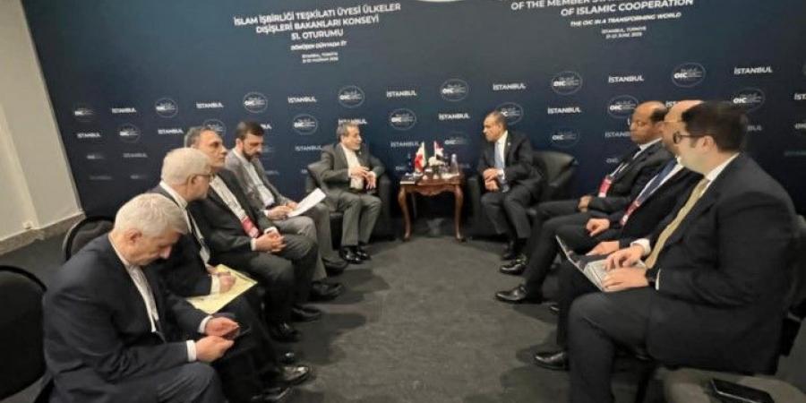 وزير الخارجية والهجرة يلتقي بوزير خارجية إيران في اسطنبول - هرم مصر