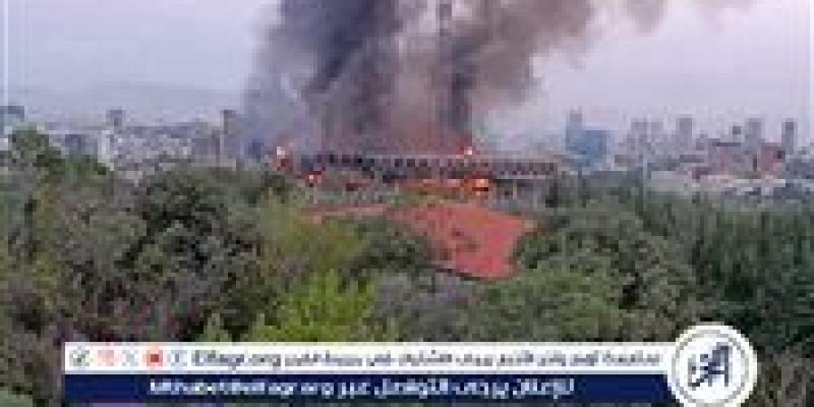 الرئيس الإيراني يزور مبنى هيئة الإذاعة والتلفزيون بعد تعرضه لقصف إسرائيلي - هرم مصر