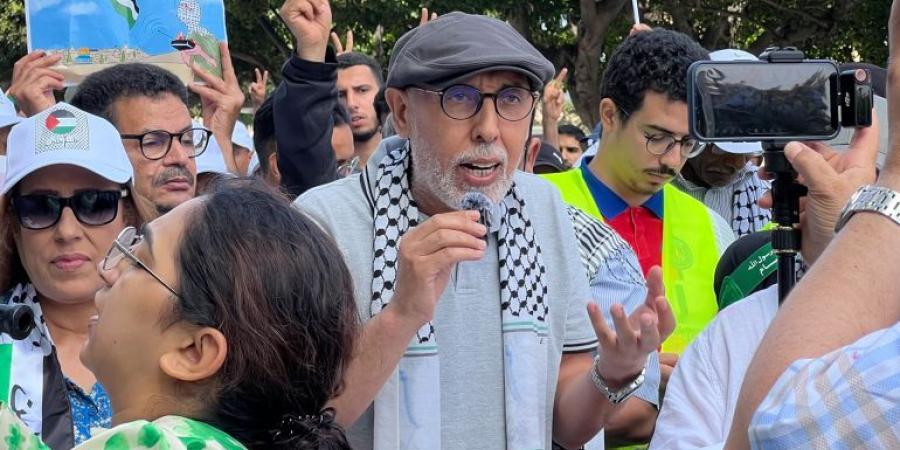 مسيرة شعبية حاشدة في الرباط تنديدا بالعدوان على غزة وإيران - هرم مصر