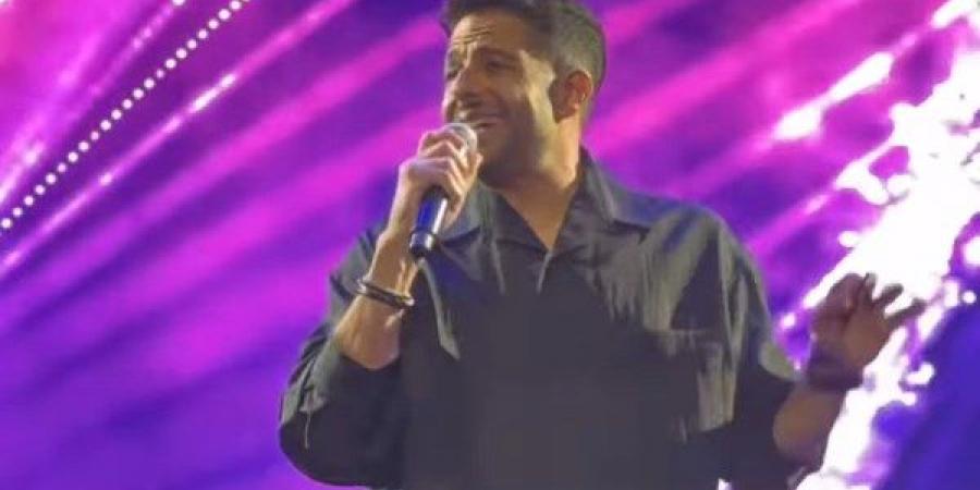 واحدة واحدة.. محمد حماقي يشعل حفل مهرجان موازين - هرم مصر