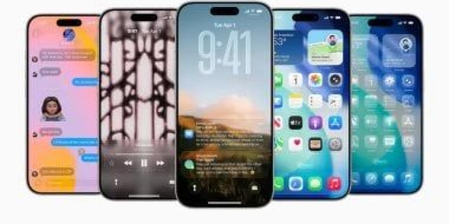 أبل تطلق النسخة التجريبية الثانية من iOS 26 وتُحسّن واجهة "الزجاج السائل" - هرم مصر