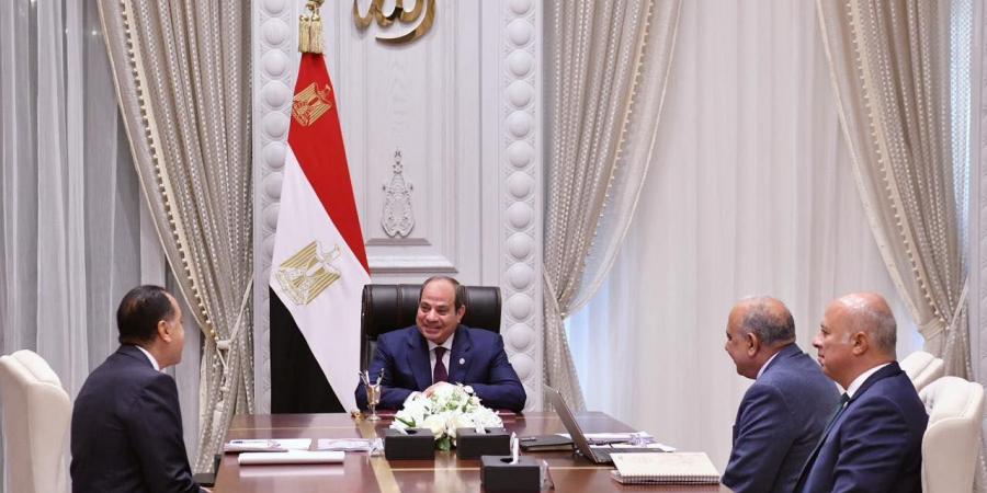الرئيس السيسي يشدد على ضرورة توطين الصناعات المرتبطة بمشروعات الطاقة المتجددة - هرم مصر