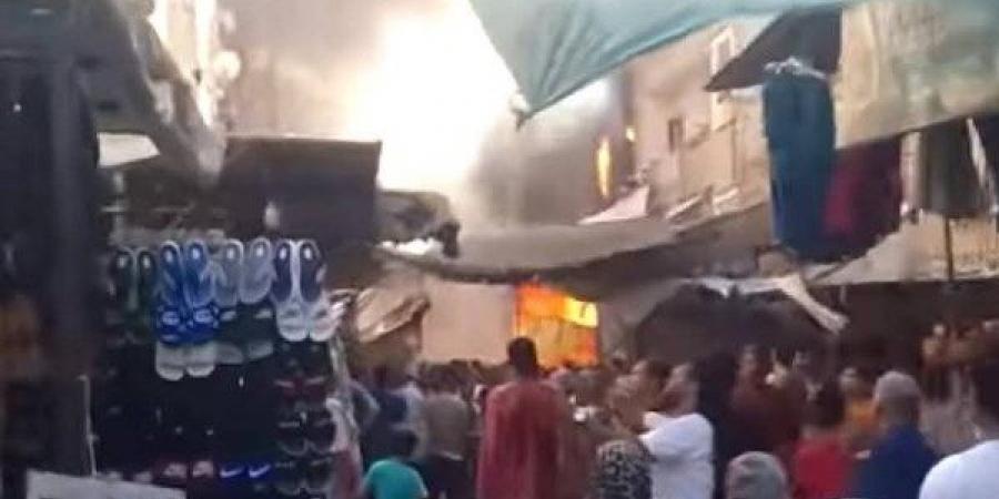 ماس كهربائي.. إخماد نيران حريق هائل بمحل أدوات منزلية بشارع المعاهدة بطنطا - هرم مصر