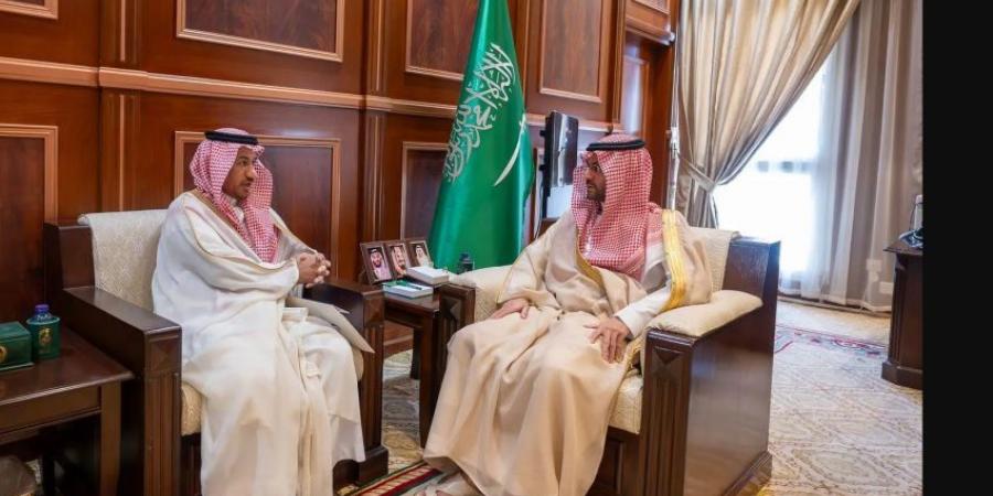 نائب أمير حائل يستقبل مدير عام شركة المياه الوطنية بالمنطقة - هرم مصر
