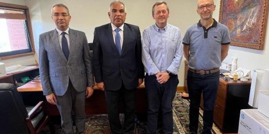انفجار خط مياه رئيسي في المحلة.. صور - هرم مصر