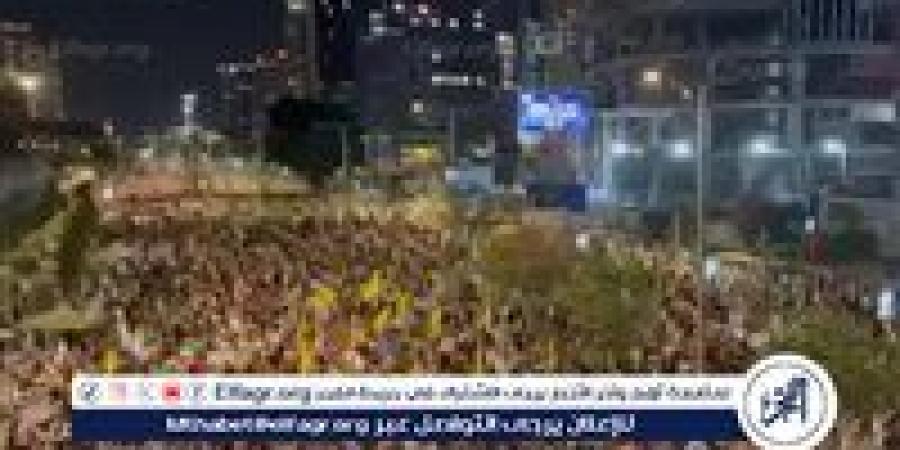 مظاهرات ضخمة في تل أبيب للمطالبة بإنهاء الحرب على غزة وإبرام صفقة تبادل أسرى شاملة - هرم مصر