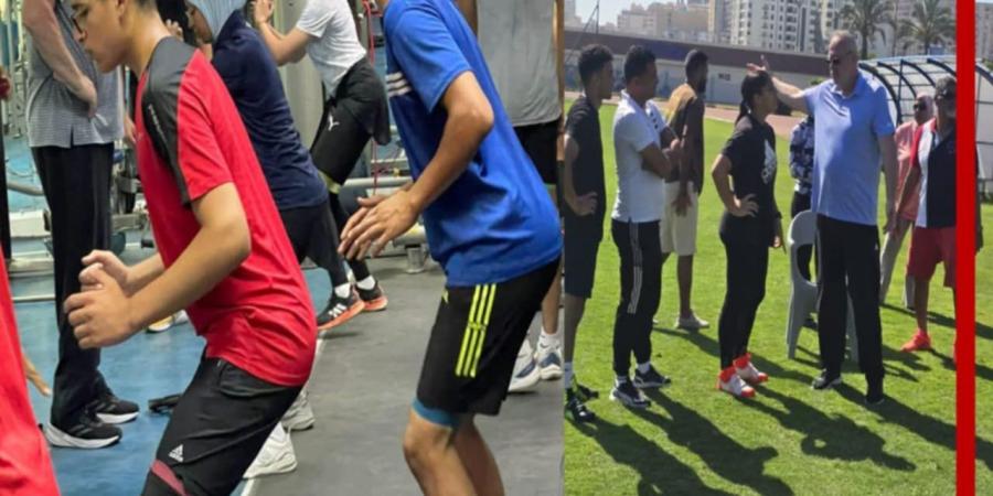 الحماس يسيطر على معسكر منتخب رمي الرمح بسموحة  - هرم مصر