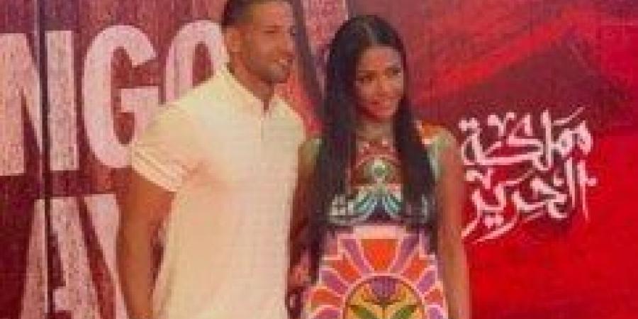 أسماء أبو اليزيد تتألق خلال العرض الخاص لـ مسلسل مملكة الحرير - هرم مصر
