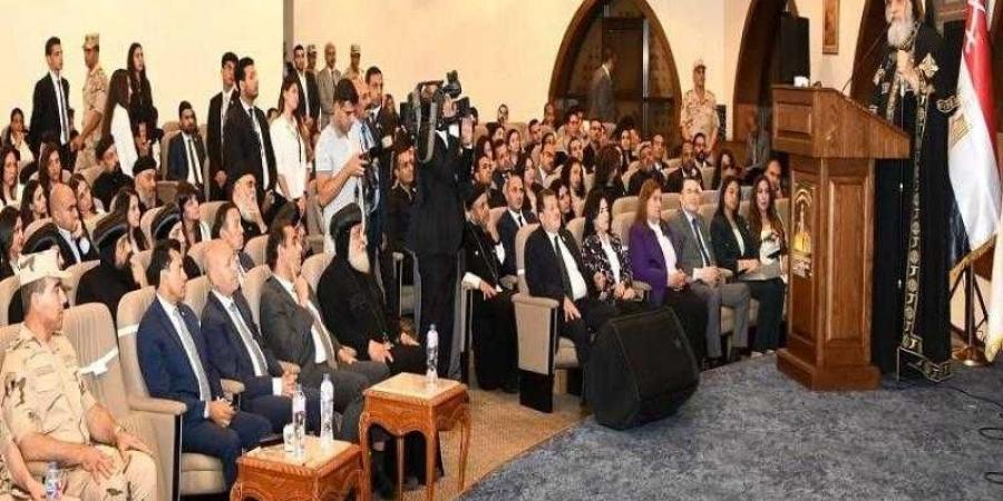 قيادة قوات الدفاع الشعبى والعسكرى تنظم ندوة تثقيفية بمقر الكنيسة القبطية الأرثوذكسية - هرم مصر