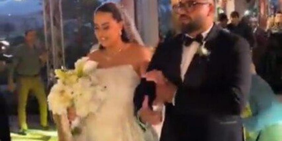 اللقطات الأولى من حفل زفاف ابنة الإعلامية مفيدة شيحة - هرم مصر
