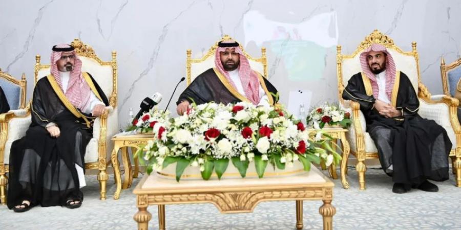 أمير منطقة جازان يلتقي مشايخ وأهالي محافظة العارضة - هرم مصر