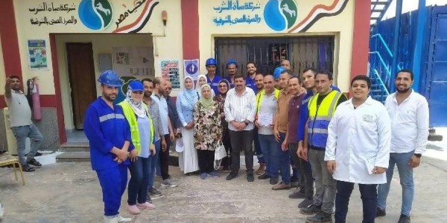 محطة مياه بندف بمنيا القمح تجتاز اختبارات تجديد شهادة الإدارة الفنية المستدامة TSM - هرم مصر