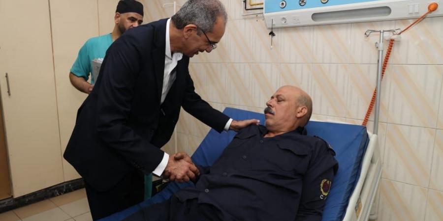 وزير الاتصالات يوجه بتوفير سبل الدعم والرعاية للمصابين فى حريق سنترال رمسيس - هرم مصر