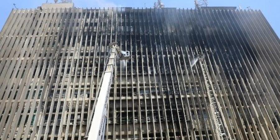 تفقد موقع الحريق..محافظ القاهرة: دعم لوجيستي كامل لإصلاح سنترال رمسيس - هرم مصر