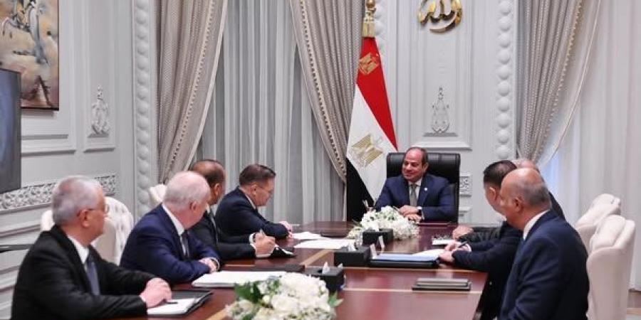 الرئيس السيسى يلتقى المدير العام لهيئة الدولة للطاقة النووية الروسية - هرم مصر