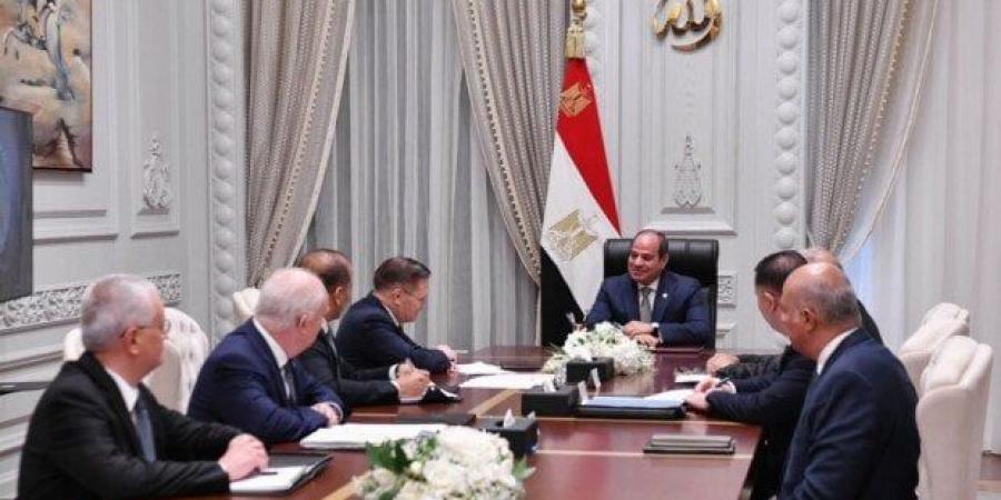 الرئيس السيسي يلتقي المدير العام لهيئة الطاقة النووية الروسية - هرم مصر