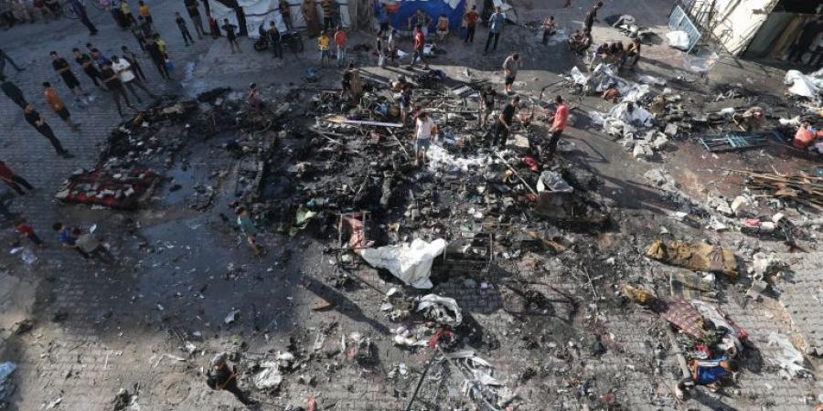 عشرات الشهداء بغارات على خيام ومراكز النازحين بغزة - هرم مصر
