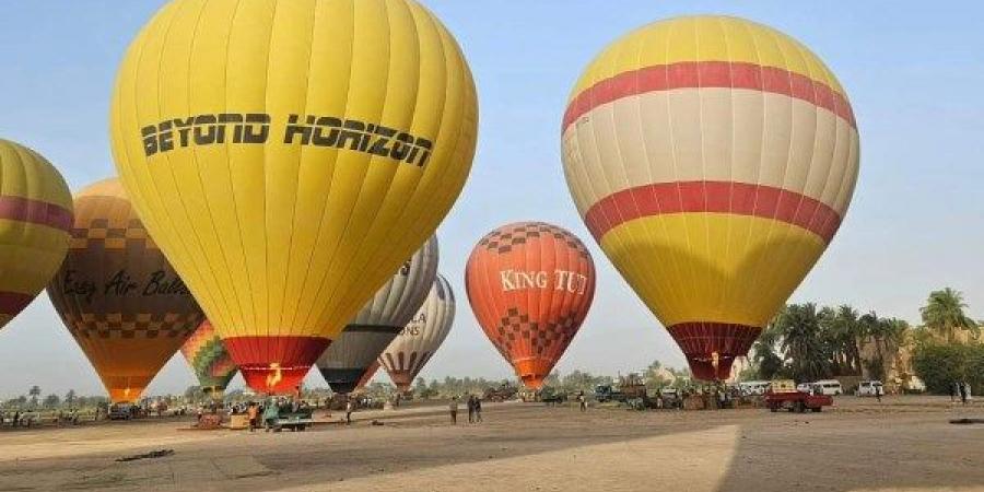 توقف رحلات البالون الطائر في الأقصر بسبب موجة الحر الشديدة - هرم مصر