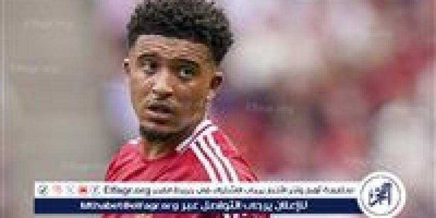 روما يقدّم عرضًا رسميًا لضم جادون سانشو من مانشستر يونايتد - هرم مصر