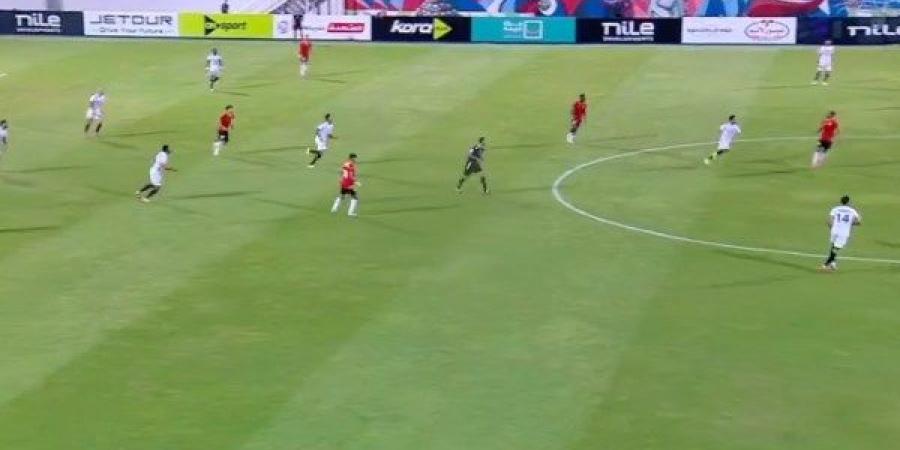 حرس الحدود يتقدم على البنك الأهلي بهدف نظيف بالشوط الأول بالدوري - هرم مصر