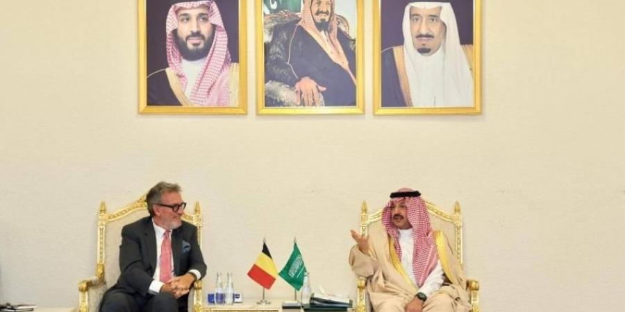 أمير منطقة عسير يستقبل السفير البلجيكي - هرم مصر