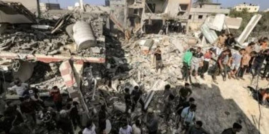 استشهاد 8 فلسطينيين جراء قصف الاحتلال مخيم البريج وخان يونس - هرم مصر