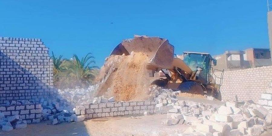 المنيا.. إزالة 205 حالات تعدٍ خلال الأسبوع الأول من المرحلة الأولى للموجة 27 - هرم مصر