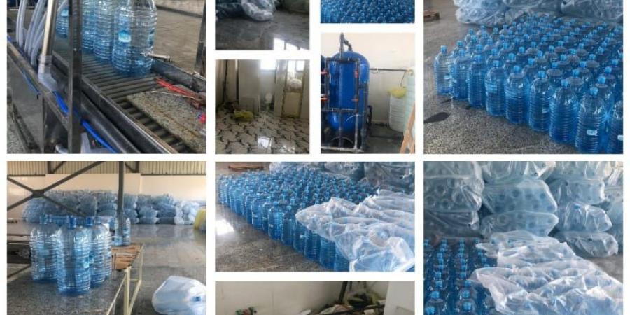 ضبط 3250 لتر مياه غير صالحة للاستهلاك في مخزن غير مرخص ببنها - هرم مصر
