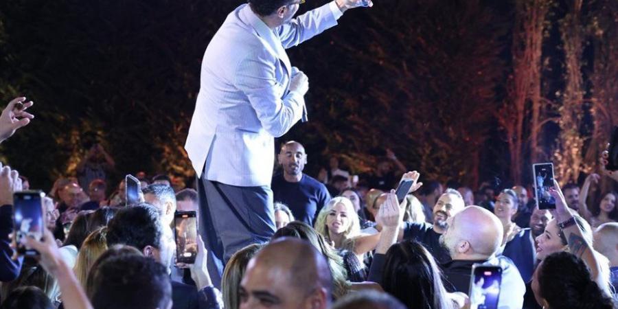 راغب علامة يبدع في فقرا الجبلية... حفل جماهيري مميز بحضور عربي واسع - هرم مصر