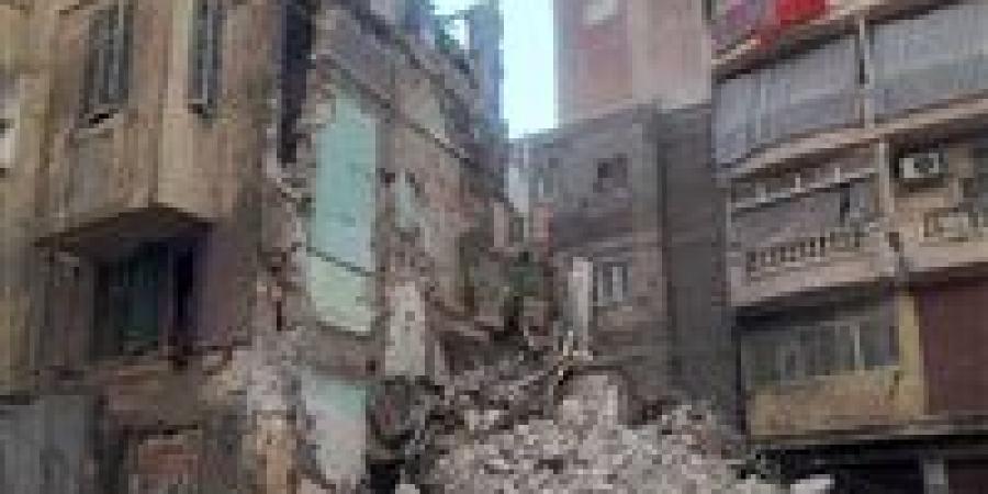 انهيار عقار قديم بحي الجمرك غرب الإسكندرية دون إصابات - هرم مصر