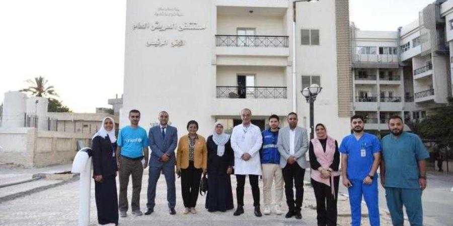 نائب وزير الصحة تتفقد مستشفى العريش العام - هرم مصر