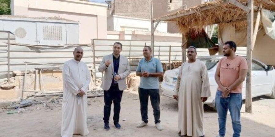 وكيل وزارة الصحة يتفقد الإنشاءات بمستشفى رمد قنا - هرم مصر