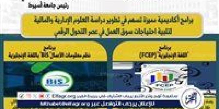 تجارة أسيوط تطرح عددا من البرامج فى العام الجامعي الجديد - هرم مصر