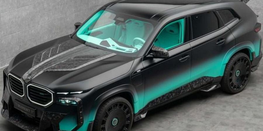 تعديل مميز لـ BMW X M .. لمسات مانسوري بلون الفيروز - هرم مصر