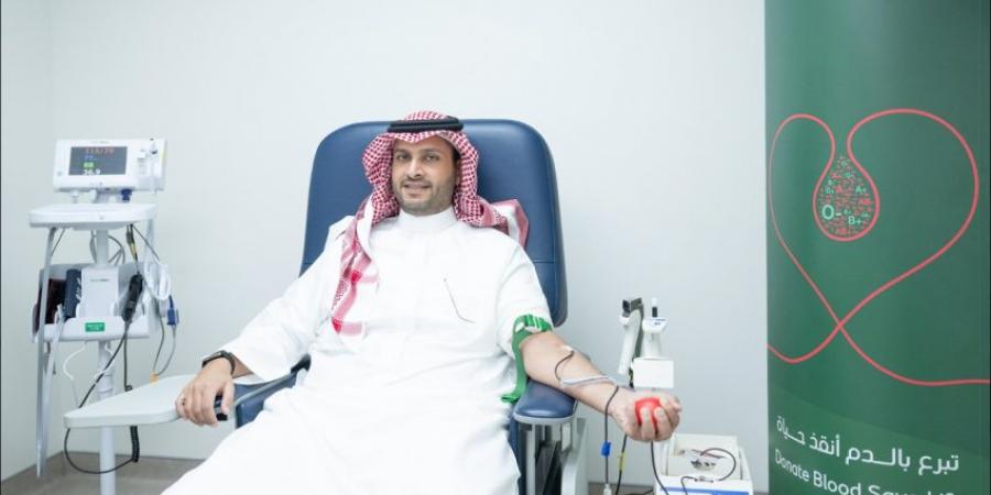 تركي بن محمد بن فهد يشارك في الحملة الوطنية السنوية للتبرع بالدم - هرم مصر