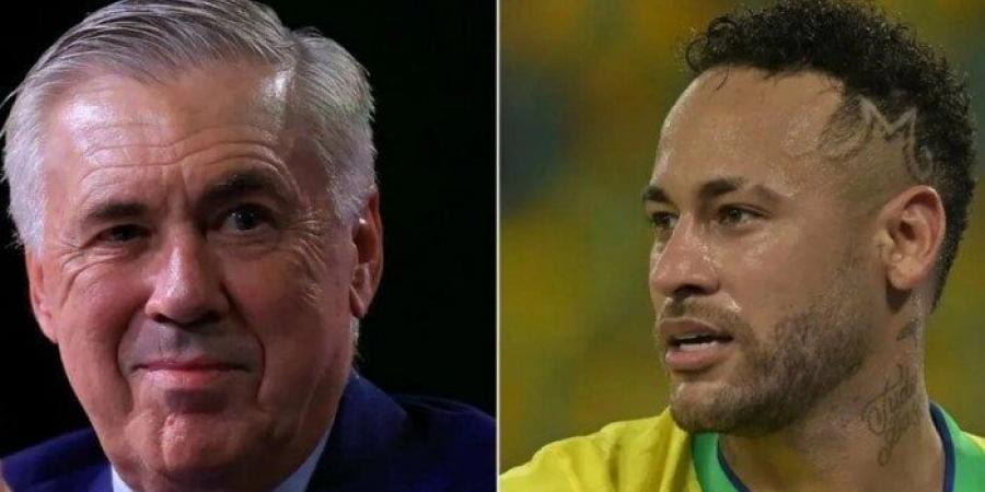 أنشيلوتي يصدم نيمار بشأن موقفه من الانضمام لقائمة البرازيل - هرم مصر