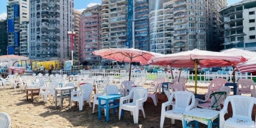 فتح شواطئ الإسكندرية مع رفع الراية الحمراء وحظر نزول البحر - هرم مصر