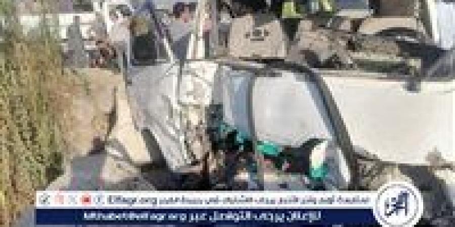 إصابة 11 شخصًا في حادث ميكروباص بطريق القاهرة – الفيوم الصحراوي - هرم مصر