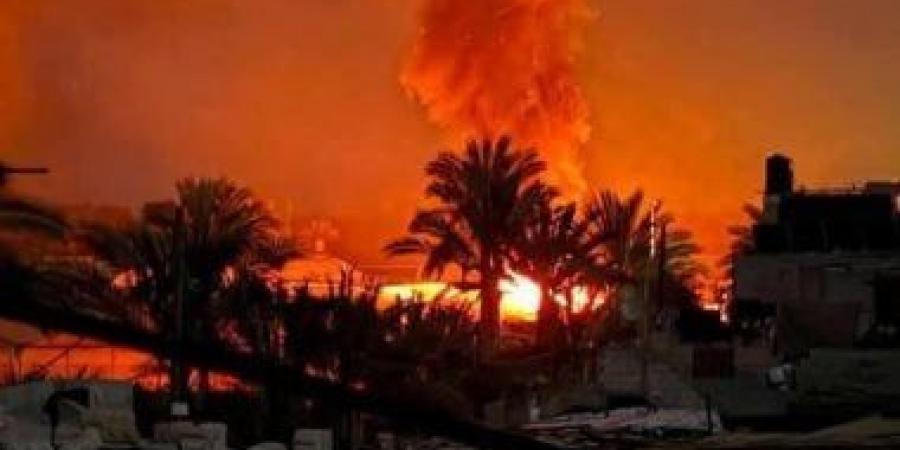 دوى انفجارات قوية فى حيى الزيتون والصبرة شرقى مدينة غزة - هرم مصر