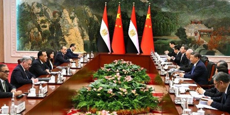 قمة الصداقة والتعاون.. شي جين بينج ومدبولي يبحثان تعزيز الشراكة الاستراتيجية بين مصر والصين - هرم مصر