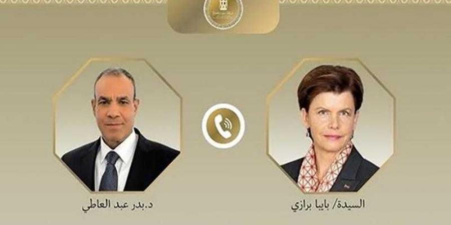 اتصال هاتفي بين وزير الخارجية ونظيرته اللاتفية - هرم مصر