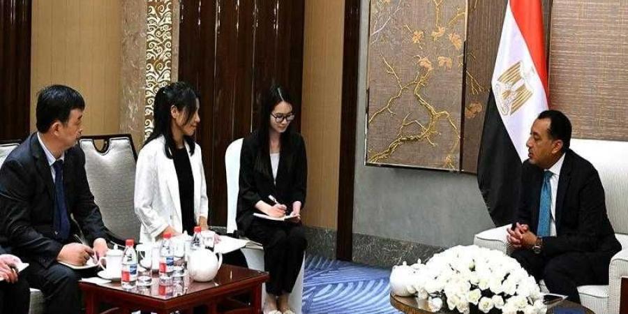رئيس الوزراء يلتقي رئيسة شركة جيانغسو فينغهاي المحدودة لتطوير تحلية مياه البحر والطاقة الجديدة - هرم مصر