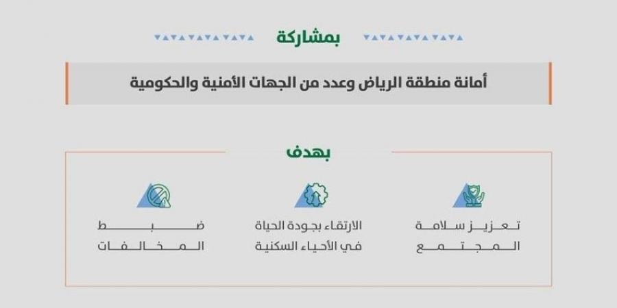 أمانة الرياض تغلق 231 منشأة مخالفة وتتلف 7.3 أطنان من المواد الغذائية غير الصالحة في حي منفوحة - هرم مصر