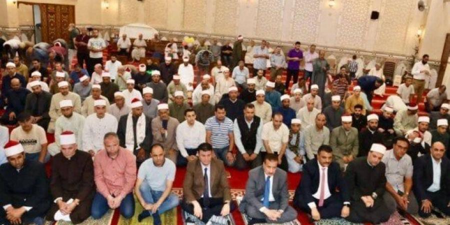 محافظ المنوفية يشهد الاحتفال بذكري المولد النبوي الشريف بمسجد الرؤوف الرحيم بشبين الكوم - هرم مصر