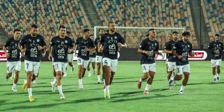 منتخب مصر يواصل تدريباته استعدادا لمواجهة اثيوبيا في تصفيات كاس العالم - هرم مصر